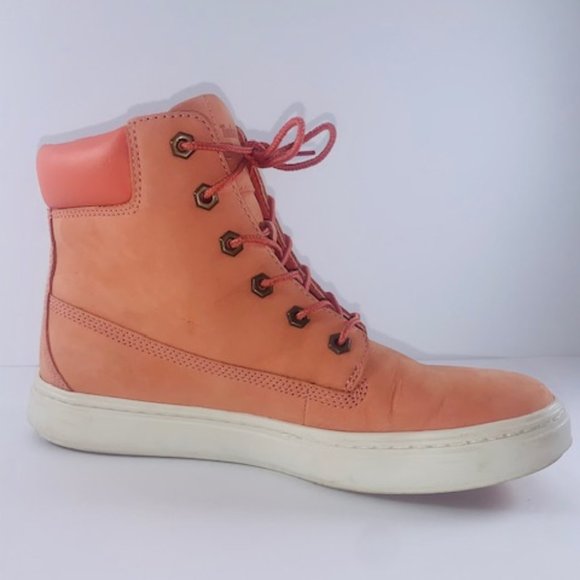 TIMBERLAND WOMEN'S NEWPORT BAY OXFORD LIGHT ORANGE - Picture 3 of 12